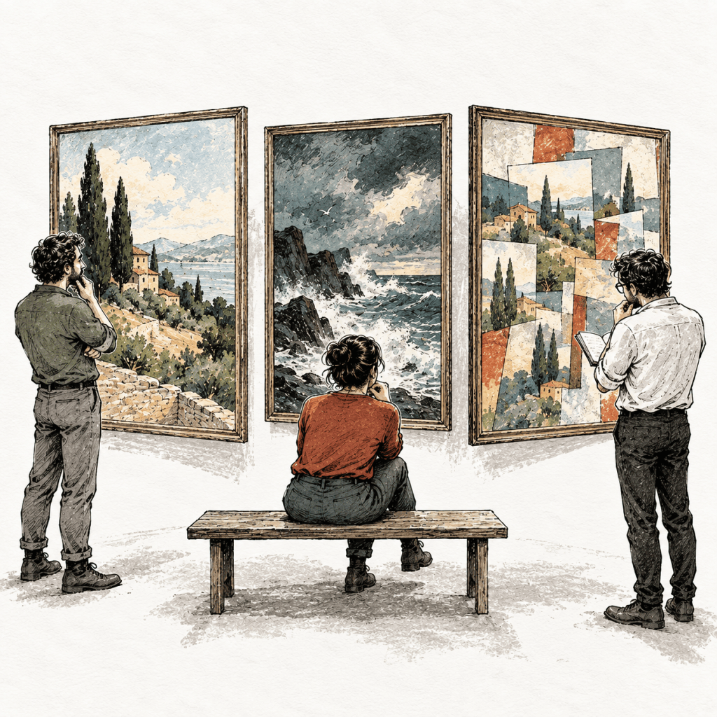 Las tres pinturas